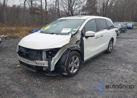 2018 Honda Odyssey Ex-L from USA, damaged, VIN 5FNRL6H77JB041571